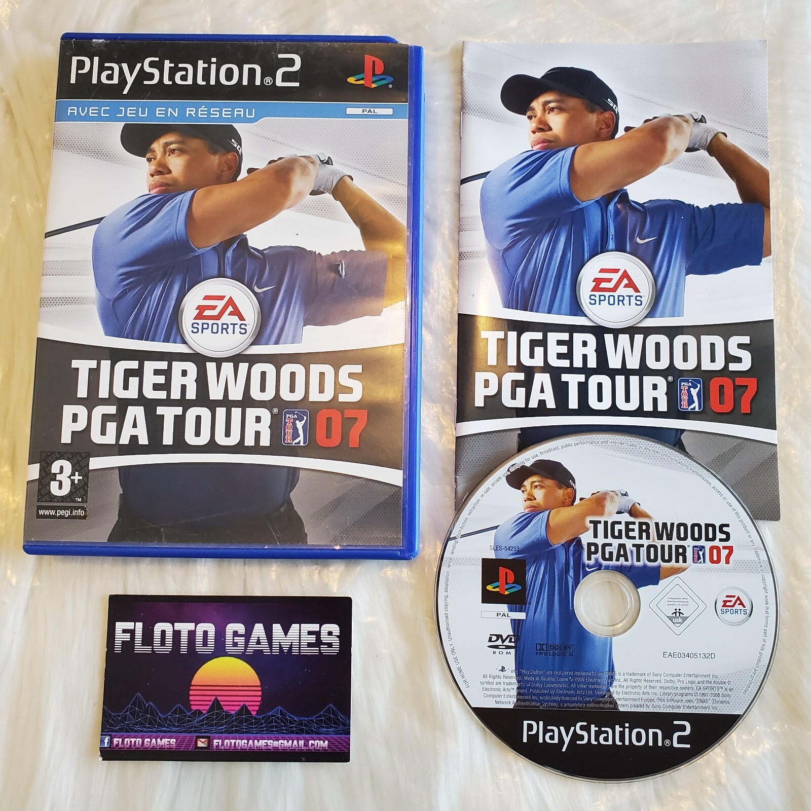 Jeu Tiger Woods PGA Tour 07 pour PS2 Complet CIB PAL FR - Floto Games