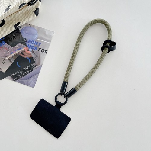 Candy Colors Phone Lanyard Keychain Phone Wrist Straps Phone Accessories - Photo 8 sur 14