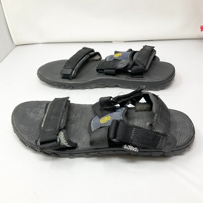 Teva Mens Sandals Black Strappy Adjustable Outdoor Hiking  display picture 3