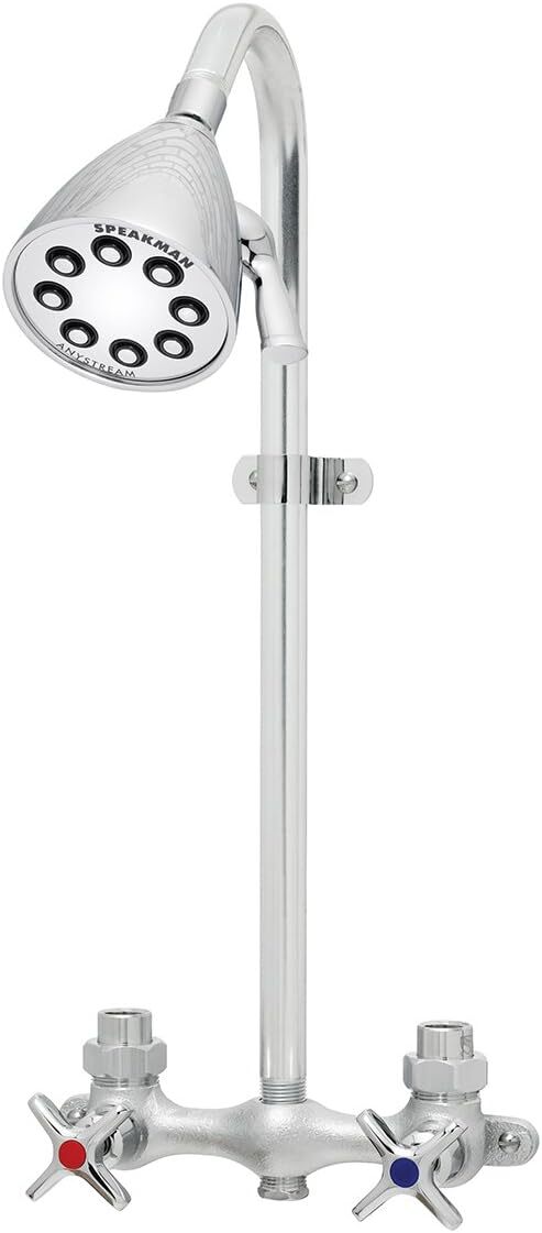 SPEAKMAN SC-1220-1-AF Commander Industrial Exposed Shower Cross Handles Chrome