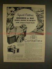 1956 Zeiss Ikon Contaflex Camera Ad - Superb Pictures 
