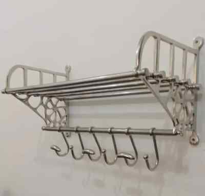 Home Décor Train Hall Luggage Wall Mounted Rack Shelf Hooks | Coat