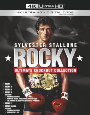 Rocky Collection 6 Movie DVD Set Rocky I II III IV V Balboa 