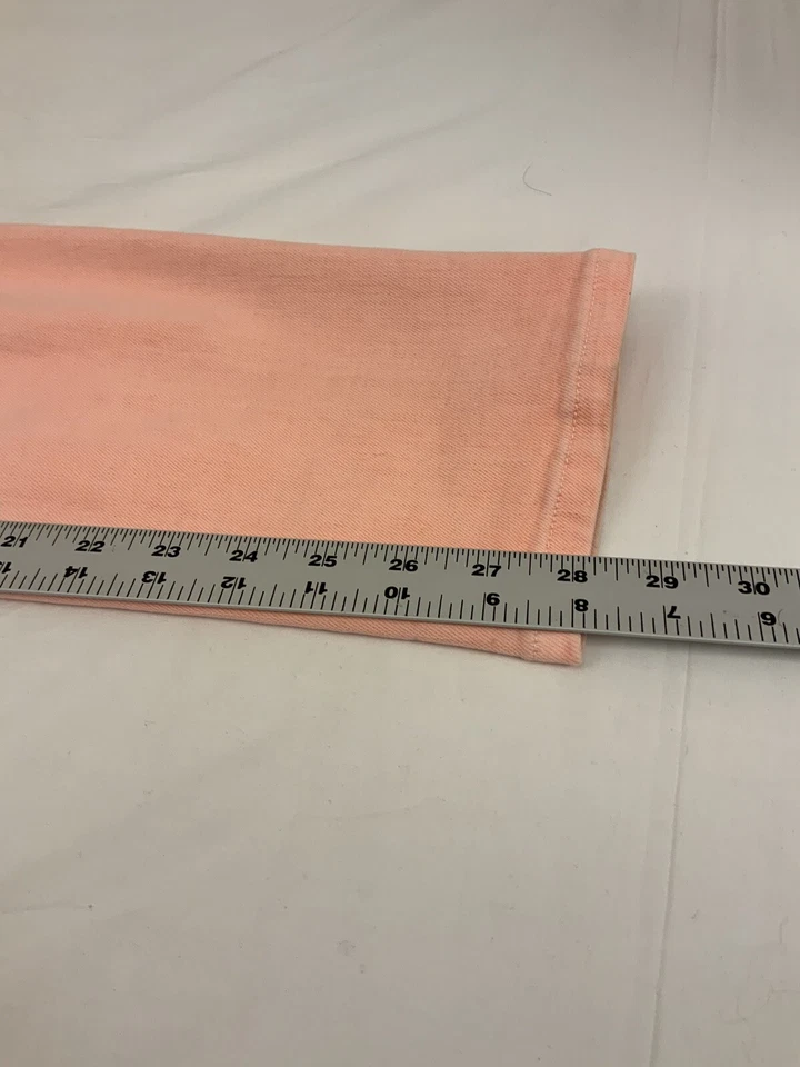 Pantalones de mezclilla Joes talla 29 rosa algodón elástico calce recto hechos en EE. UU. YGI U1-654 Foto 3 de 4