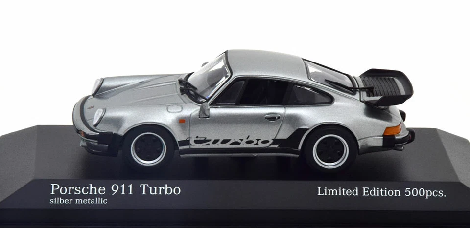 Porsche 911 930 Turbo 1979 Argento IN Metallo MINICHAMPS 943069004 1/43 500 PC - Immagine 3 di 4