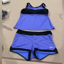 Nike 2 piece athletic swimwear sportswear M
