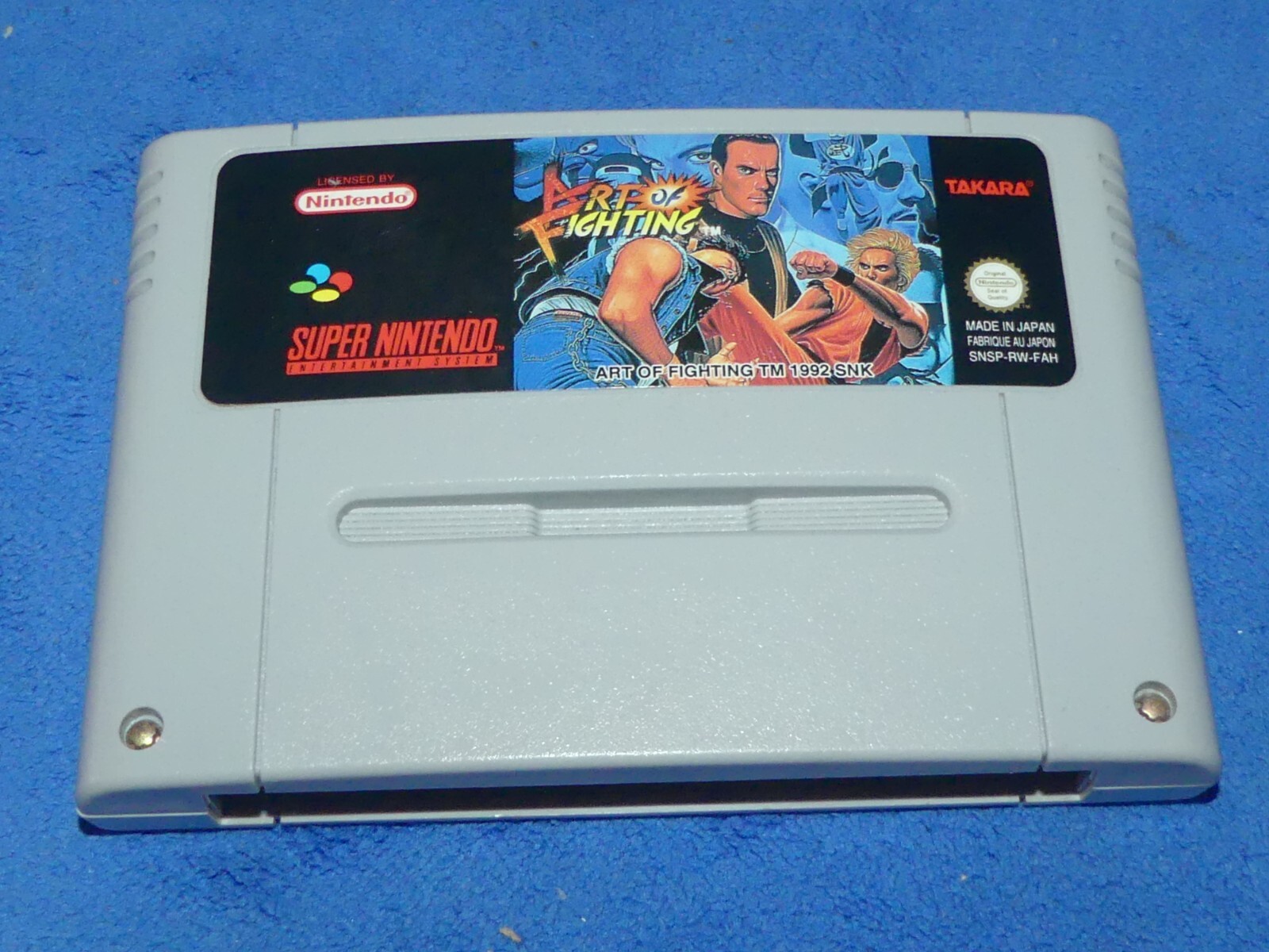 Jeu Art of Fighting sur Super Nintendo loose  FAH