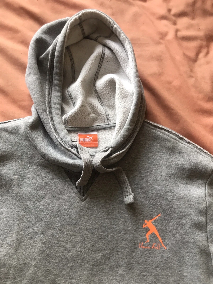Puma Hoodie Grey Usain Bolt Collection Size S eBay