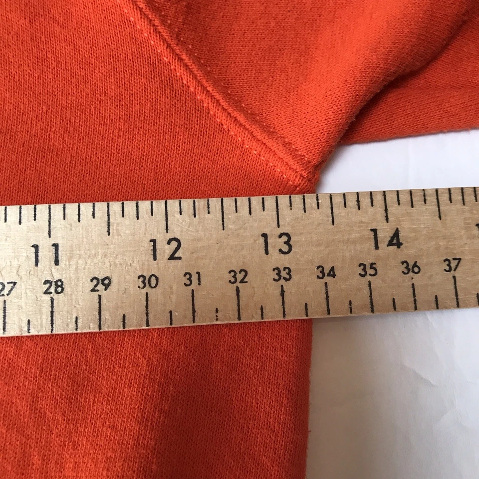 Sudadera de Colección Jerzees Cuello Redondo Pequeña 6 7 Naranja en Blanco Niños Grunge Skate EE. UU. Foto 3 de 4