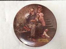 Knowles ~ Norman Rockwell ~ 1978 ~ The Cobbler ~ USA made Collector Plate