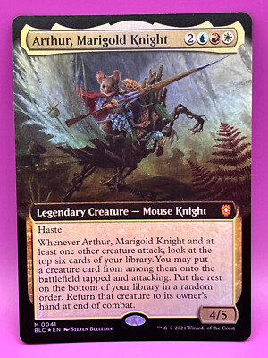 Arthur, Marigold Knight Magic the Gathering MTG Card Game Foil