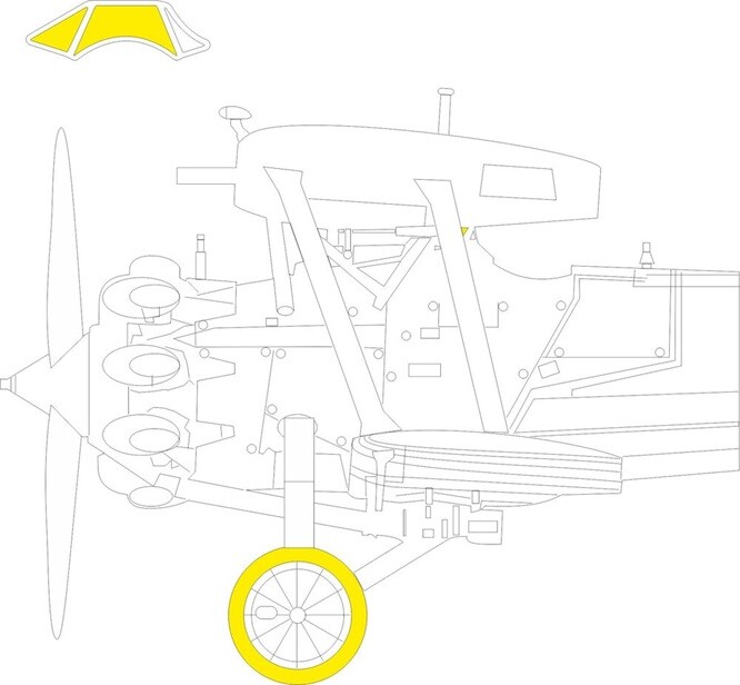Eduard Accessories EX1066 - 1:48 Bulldog Mk.II - New