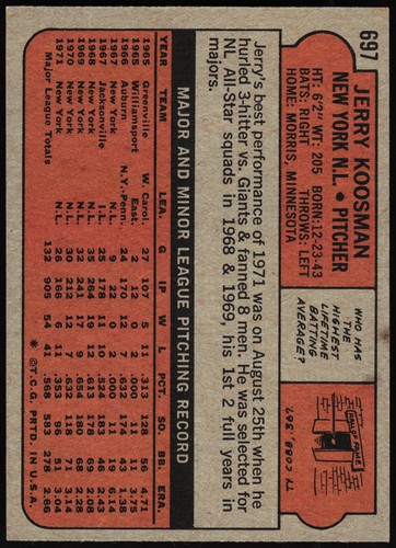 Tarjetas de béisbol 1972 Topps 601-787 (P-NM) - tú eliges - completa tu conjunto - Imagen 143 de 283