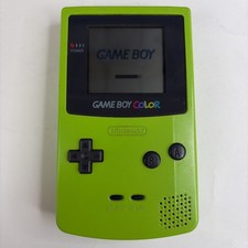 Nintendo Gameboy Boy Color Kiwi Green Console CGB-001 Tested & Working