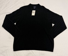 Men  s Dockers Collard Long Sleeve Sweater NWT Size L