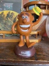 Ritalin Man 1970s  Vintage Pen Holder Medical/Pharma Advertising Ritalin 