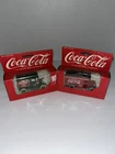 2 Vintage Hartoy Coca Cola Diecast Metal Trucks Made in England 1967