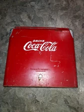 Vtg. 1950 Coca-Cola/ Progress Refrigerator Co Louisville Kentucky Metal Cooler 