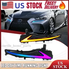 RGB LED Daytime Running Light for Lexus IS250 IS350 IS200t IS300 2017-2020 DRL
