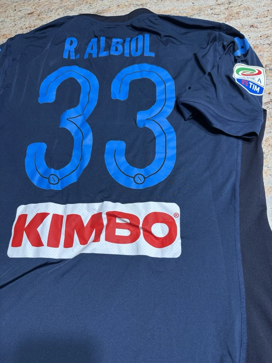 Maillot SSC Napoli 2017-2018 - Modèle Domicile Bleu Avec Hamsik #17, Taille L