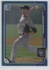 2015 Bowman Draft Chrome Blue Refractor 15/150 Javier Medina #94 c5r