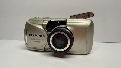 Olympus Infinity Stylus Epic Zoom 80 35mm Point & Shoot Film Camera READ