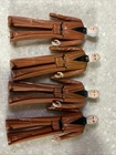 VINTAGE KENNER STAR WARS 1977 DARTH VADER AND OBI ARMY OF 8 FIGURES