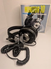 NOS Vintage Pioneer Stereo Headphones Monitor 10 w/Box Tested Work Read Descrip