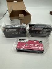 Lot of 3 Ink Cartridges Compatible HP 950XL 951XL officejet Pro8610 2-black 1 M