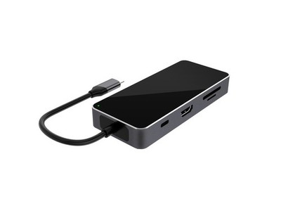 7 in 1 USB C HUB Type-C Multi USB 3.0 4K HDMI Adapter Dock SD Card Reader USB-C