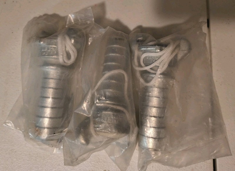3 - 1"  Male Hose End Universal Crowfoot Coupling Chicago Fittings 316 Stainless