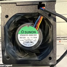 New For Dell R540 R540xd 2nd CPU Cooling Fan H3H8Y 0H3H8Y M158a 