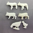 Vintage Marx Cow  Horse Farm Animal Mini Figures Wild West Western Ranch