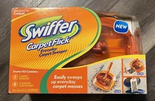 Swiffer CarpetFlick Carpet Sweeper Starter Kit 2005 Vintage New HTF