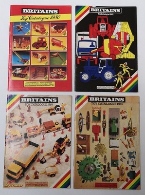 Vintage Britains Toy Catalogue 1980's Collectible X 4
