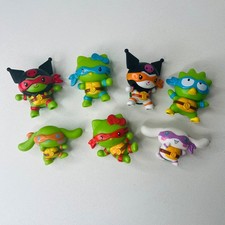 Teenage Mutant Ninja Turtles  Hello Kitty McDonald's Happy Meal Toys Lot Of 7