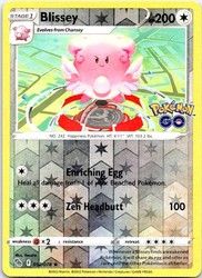 Blissey 052/078 Pokémon GO Reverse Holo