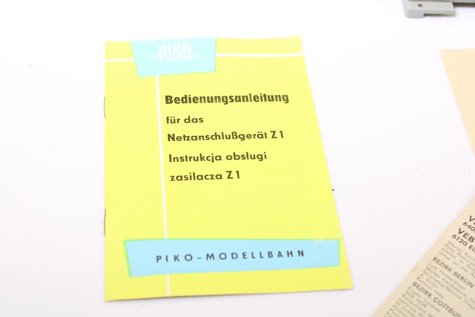 Piko 5/1756 Trafo Z 1 Zubehör-Transformator 25 VA für Modelleisenbahn OVP DDR - Bild 2 von 4