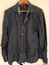 s.Oliver Hemd Herren Gr. XL Dunkelblau Punkte...