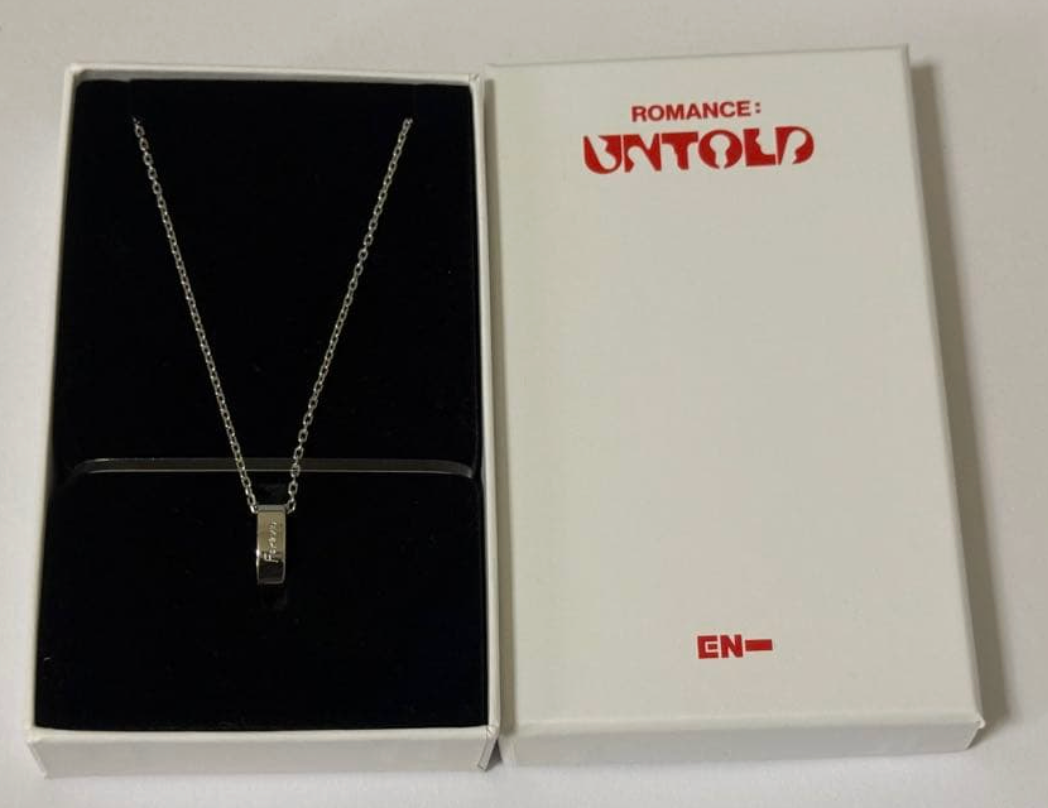 ENHYPEN NI-KI NIKI ROMANCE : UNTOLD Ring Necklace Only No