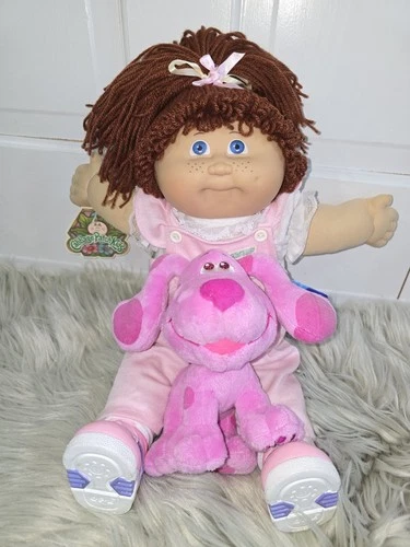 Jesmar- Cabbage Patch HM#3 Auburn Hair Blue Eyes Freckles Jesmar Overalls Set