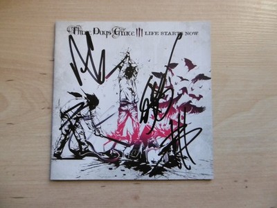 Three Days Grace ''Adam Gontier'' Autogramme signed CD Booklet ''Life Starts Now''