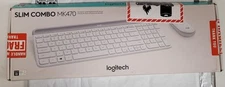 Logitech MK470 Slim Wireless Keyboard and Mouse Combo  - Off White
