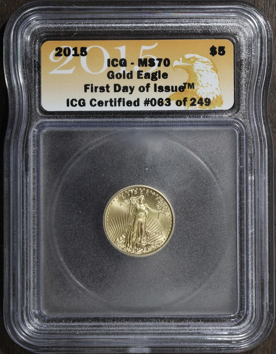 American Eagle ICG Grade MS 70 Gold Bullion Coins for sale | eBay