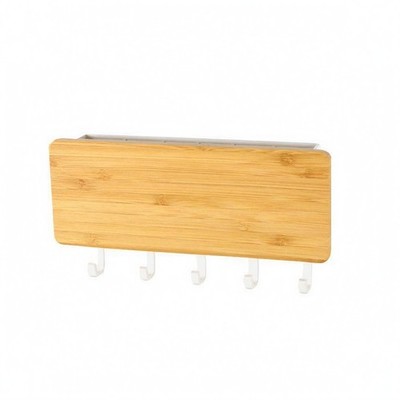 WandmontiertSchlüsselhalter 5 Haken WandmontiertSchlüsselboard Kompakt