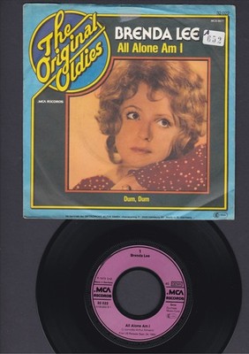 Brenda Lee: All Alone Am I MCA 1973 Original Oldies, 7'' Single Vinyl