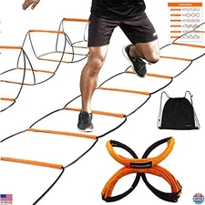 Agility Ladder - Speed & Footwork Training for Soccer/Football - Foldable Design