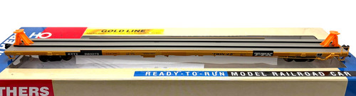 HO WALTHERS 932-40327 GOLD LINE 89' FLUSH DECK FLAT CAR TWIN 45 TTX # 960075 | Zustand: New