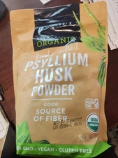 Viva Naturals Organic Psyllium Husk Powder Easy Mixing Fiber Supplement