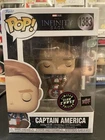 Captain America Funko Pop Upper Deck Exclusive Infinity 1383 Limited Glow Chase